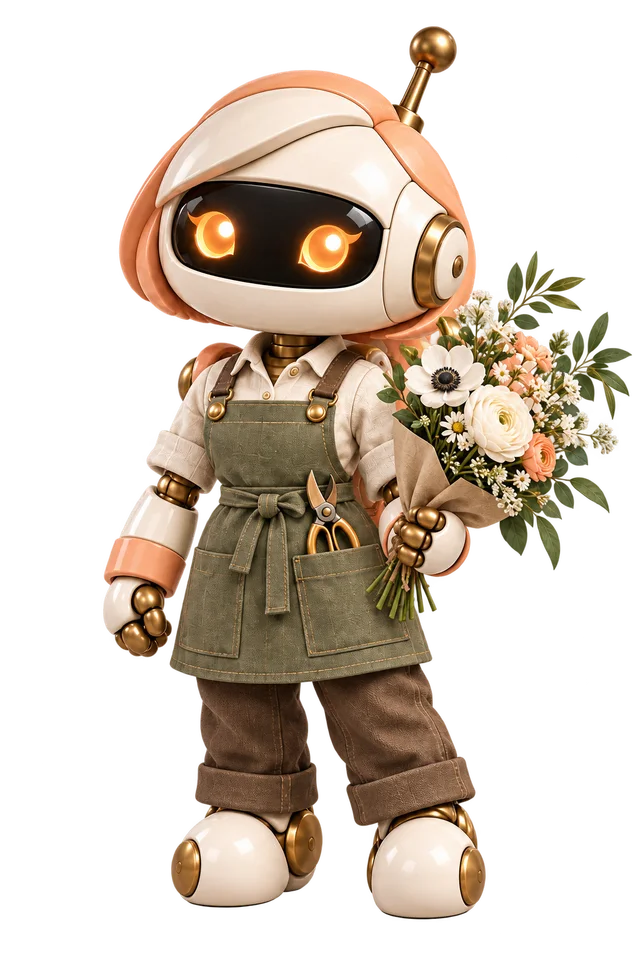 Dana Florist holding flowers